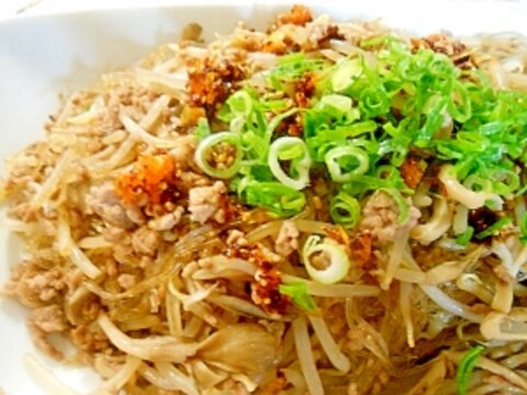 フライパン1つで☆春雨とひき肉の中華風炒め物